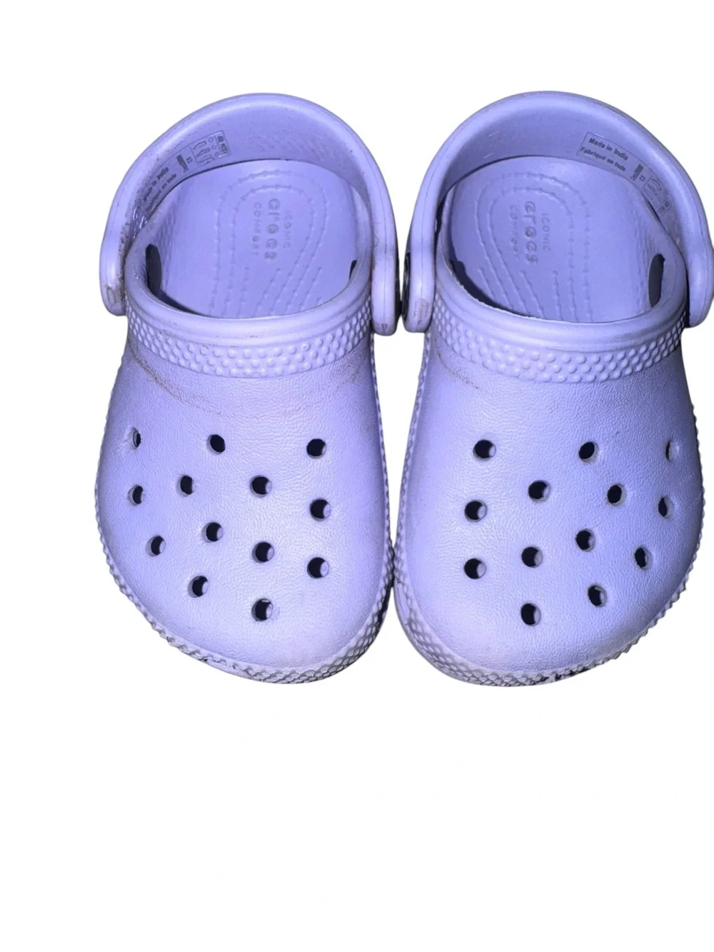 CROCS Kids Lightweight Clogs in Light Purple